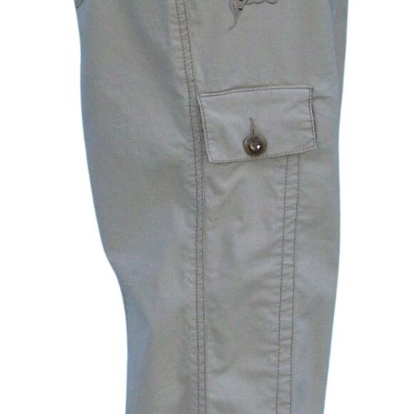 Cache Dressy Crop Pant Stretch Rhinestone Stud Adjust Length $98 Embellished NWT - Picture 8 of 10